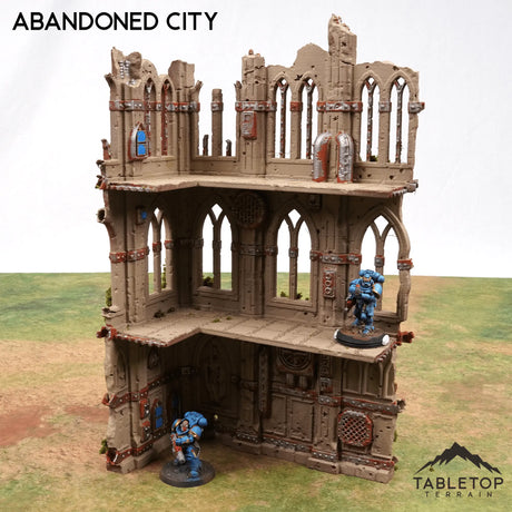 Tabletop Terrain Ruins Abandoned City Tournament Ruin Pack
