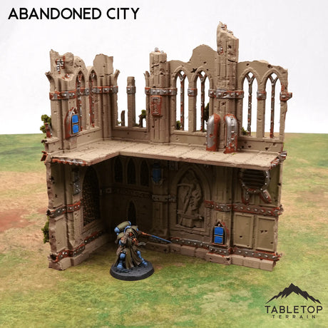 Tabletop Terrain Ruins Abandoned City Tournament Ruin Pack