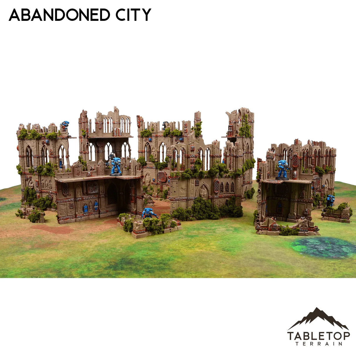 Tabletop Terrain Ruins Abandoned City Tournament Ruin Pack