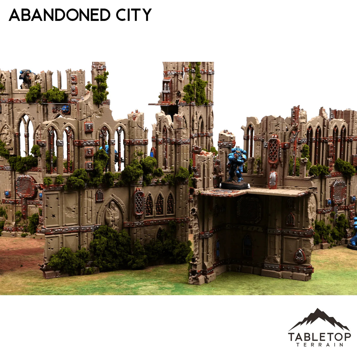 Tabletop Terrain Ruins Abandoned City Tournament Ruin Pack