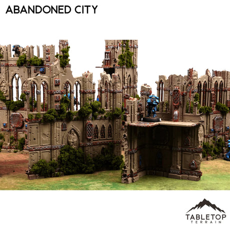 Tabletop Terrain Ruins Abandoned City Tournament Ruin Pack