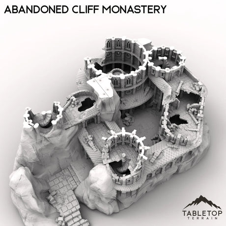 Tabletop Terrain Ruins Abandoned Cliff Monastery