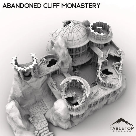Tabletop Terrain Ruins Abandoned Cliff Monastery