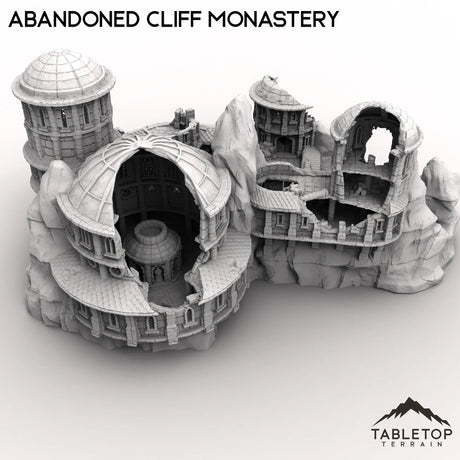 Tabletop Terrain Ruins Abandoned Cliff Monastery