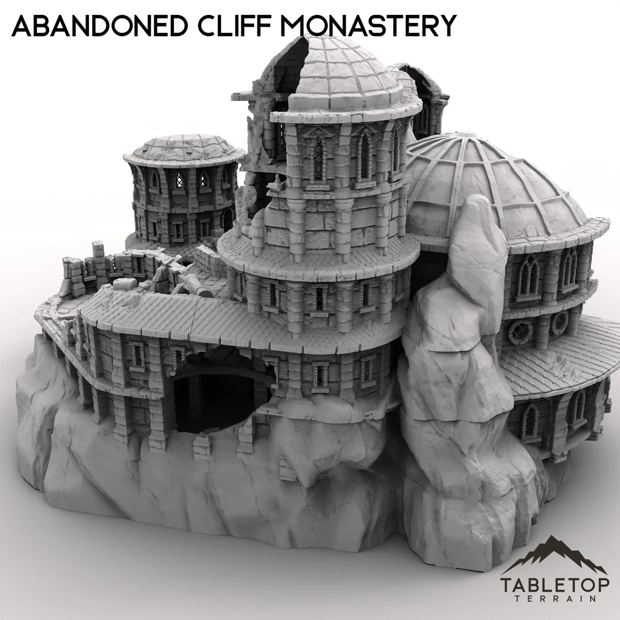 Tabletop Terrain Ruins Abandoned Cliff Monastery
