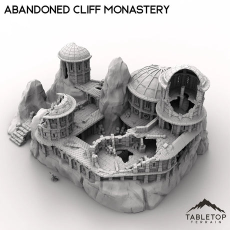 Tabletop Terrain Ruins Abandoned Cliff Monastery