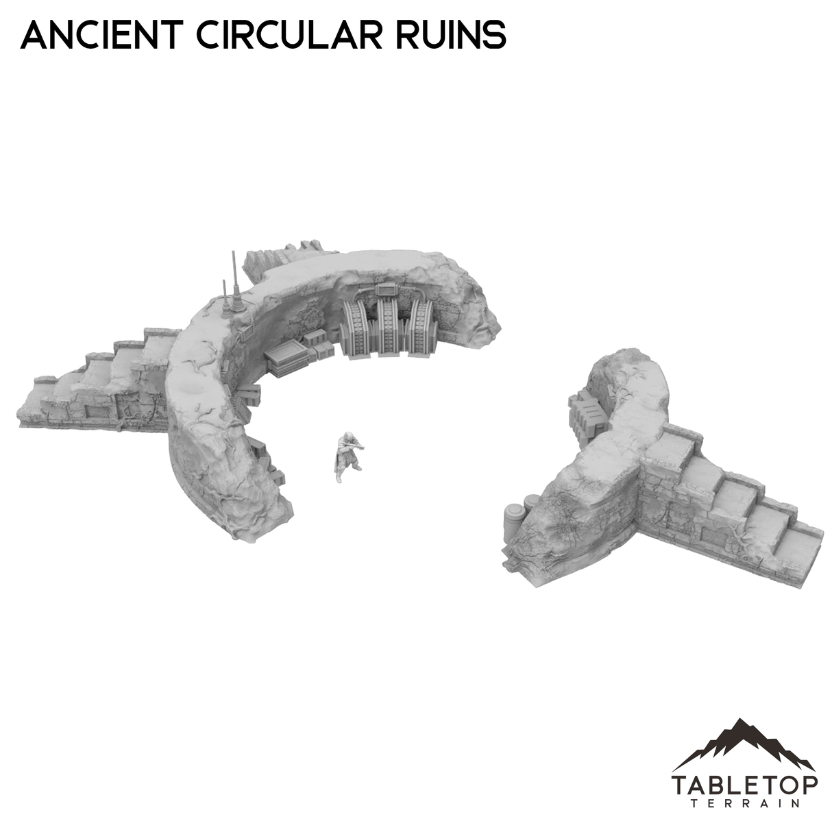 Tabletop Terrain Ruins Ancient Circular Ruins