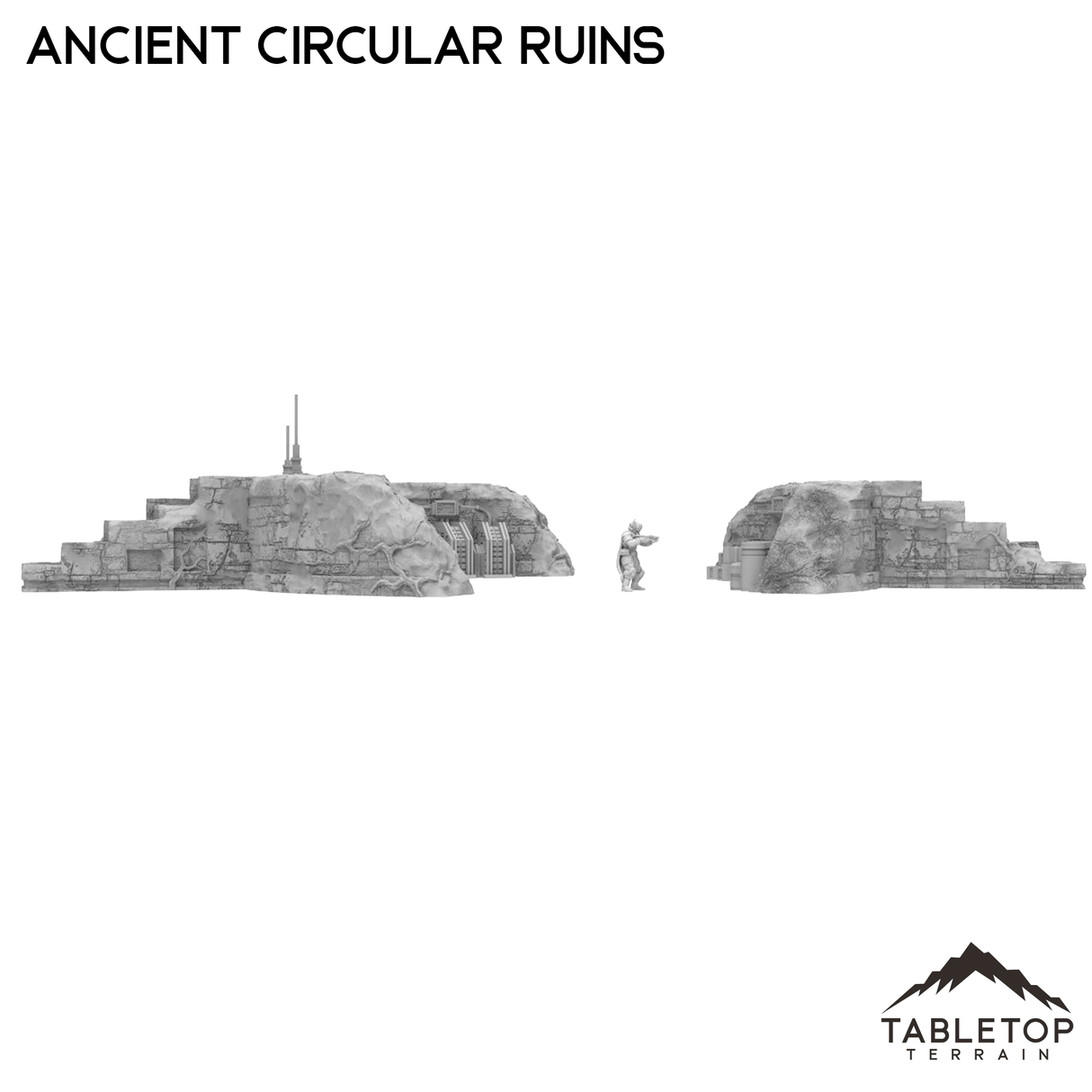 Tabletop Terrain Ruins Ancient Circular Ruins