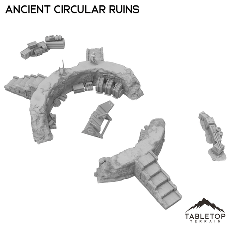 Tabletop Terrain Ruins Ancient Circular Ruins