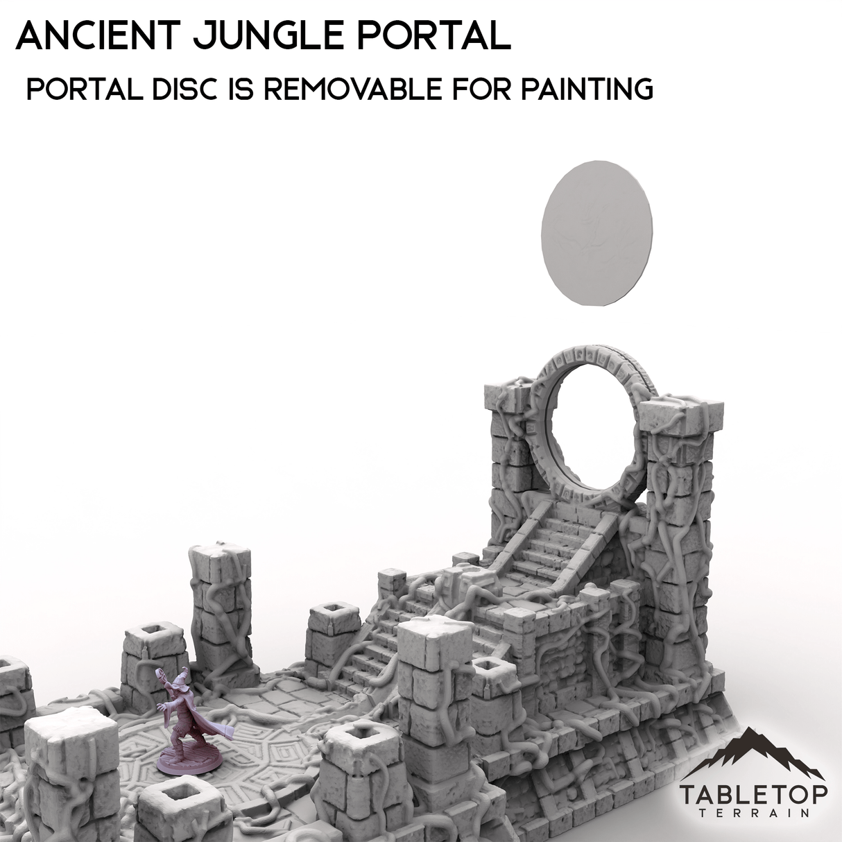Tabletop Terrain Ruins Ancient Jungle Portal