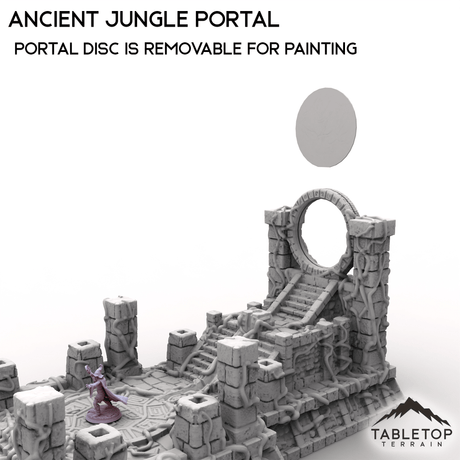 Tabletop Terrain Ruins Ancient Jungle Portal
