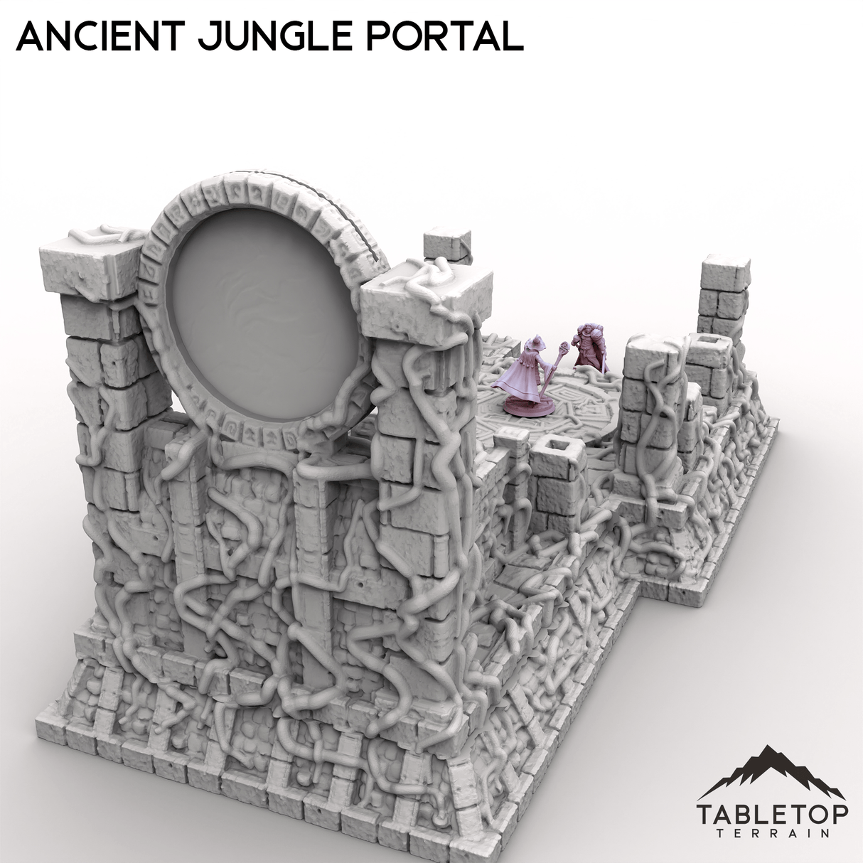 Tabletop Terrain Ruins Ancient Jungle Portal