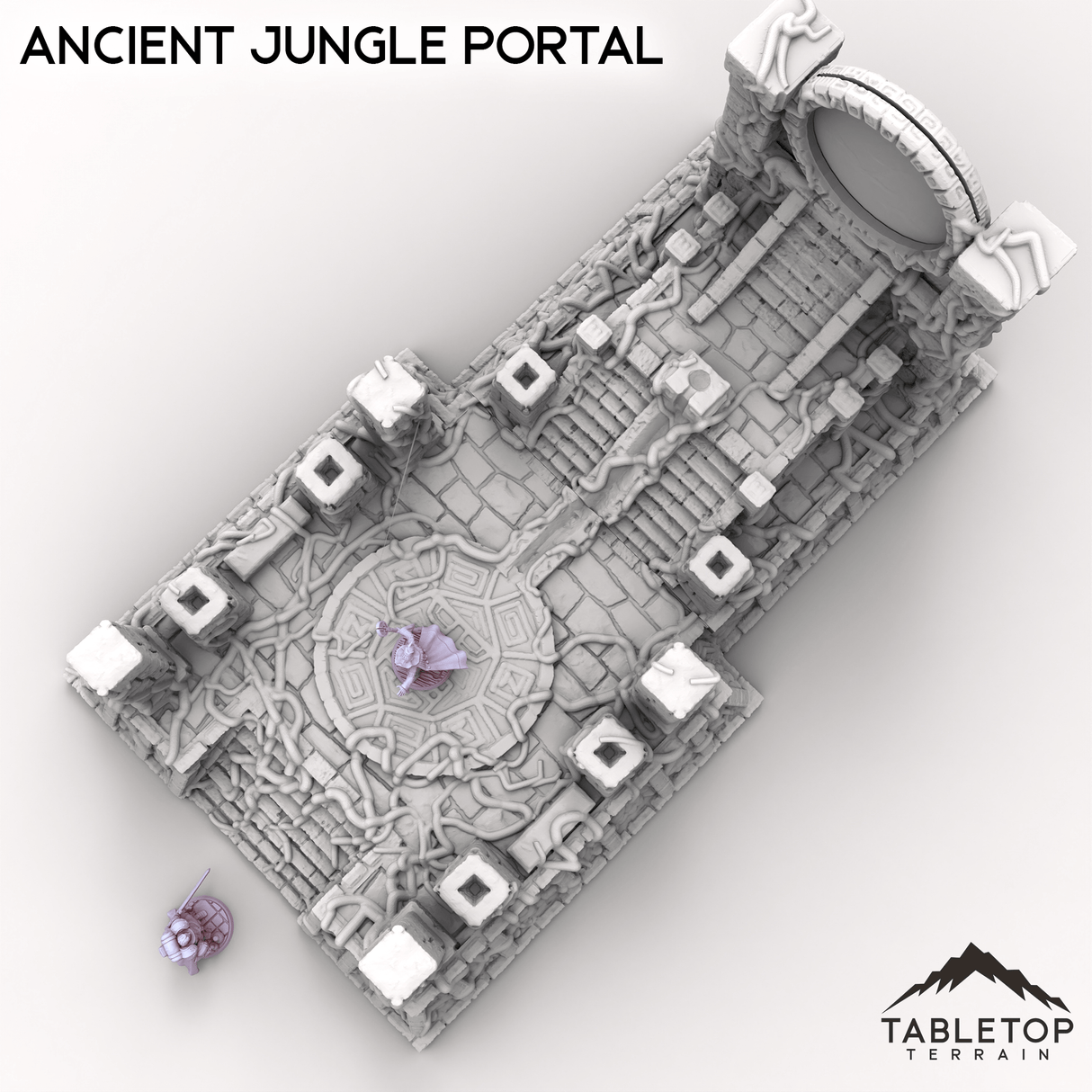 Tabletop Terrain Ruins Ancient Jungle Portal