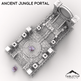 Tabletop Terrain Ruins Ancient Jungle Portal