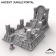 Tabletop Terrain Ruins Ancient Jungle Portal