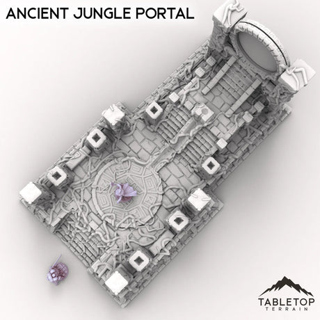 Tabletop Terrain Ruins Ancient Jungle Portal