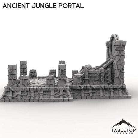 Tabletop Terrain Ruins Ancient Jungle Portal
