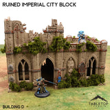 Tabletop Terrain Ruins Building D / 32mm Ruined Imperial City Block