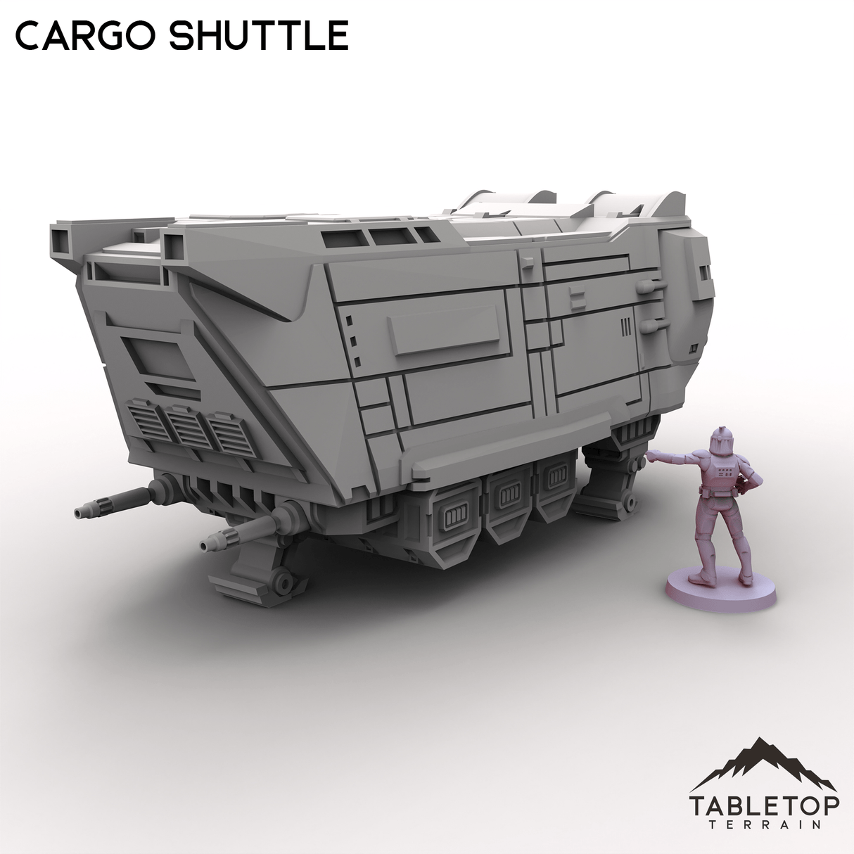 Tabletop Terrain Ruins Cargo Shuttle - To'ka Station