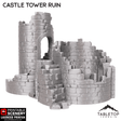 Tabletop Terrain Ruins Castle Tower Ruin