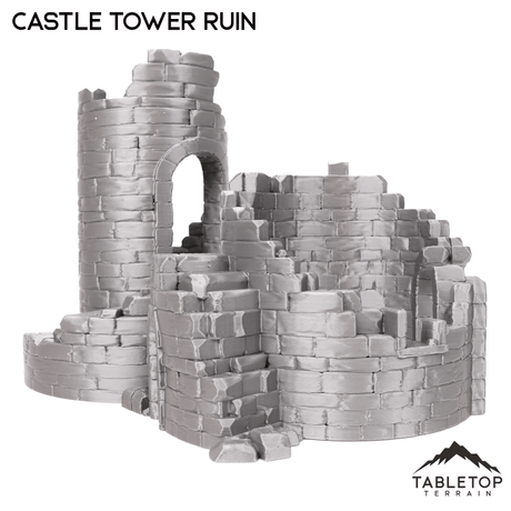 Tabletop Terrain Ruins Castle Tower Ruin