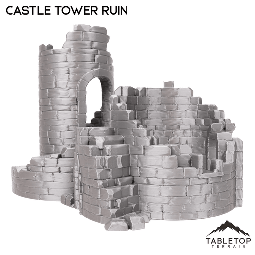 Tabletop Terrain Ruins Castle Tower Ruin