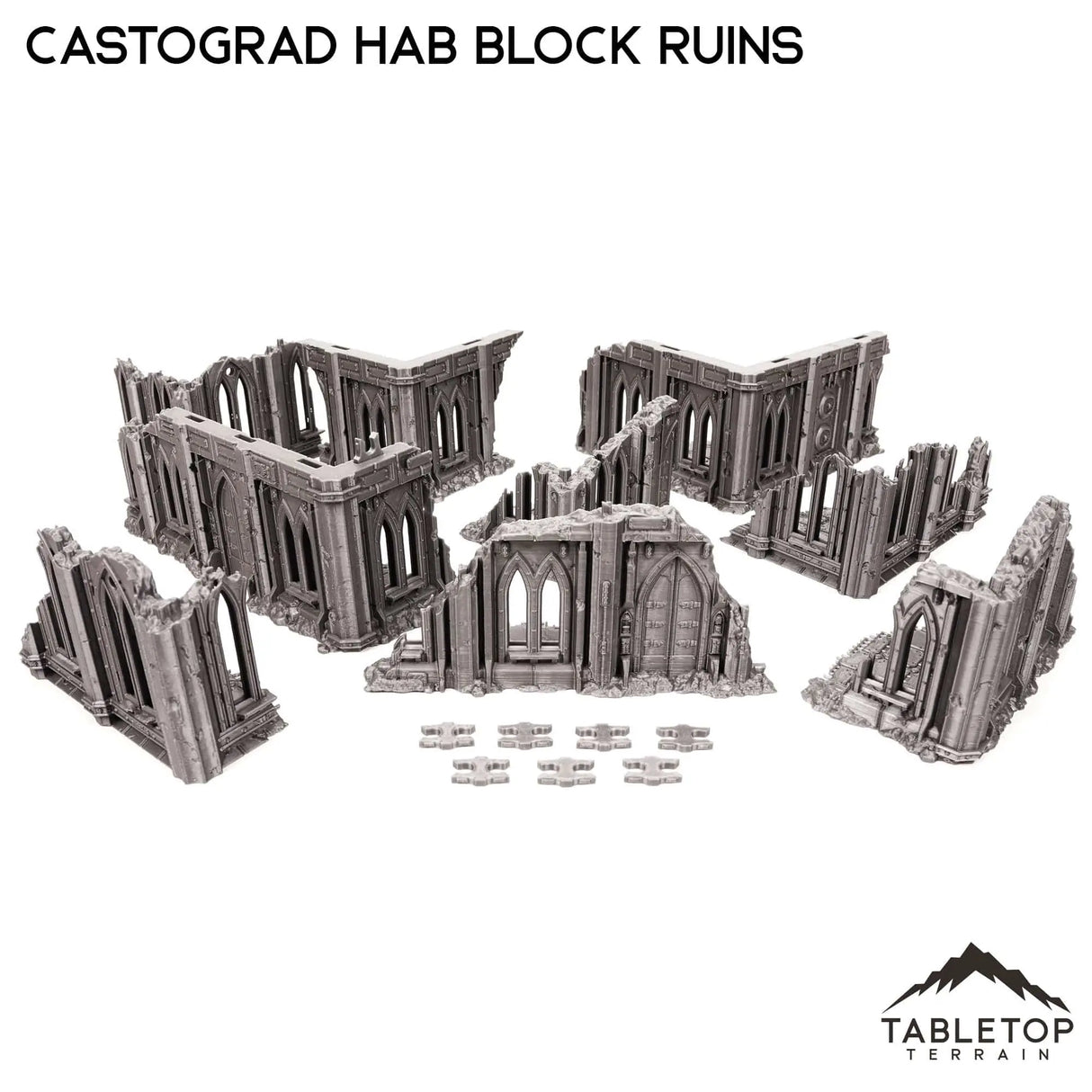 Tabletop Terrain Ruins Castograd Hab Block Ruins