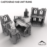 Tabletop Terrain Ruins Castograd Hab Unit Ruins