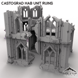Tabletop Terrain Ruins Castograd Hab Unit Ruins