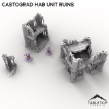 Tabletop Terrain Ruins Castograd Hab Unit Ruins