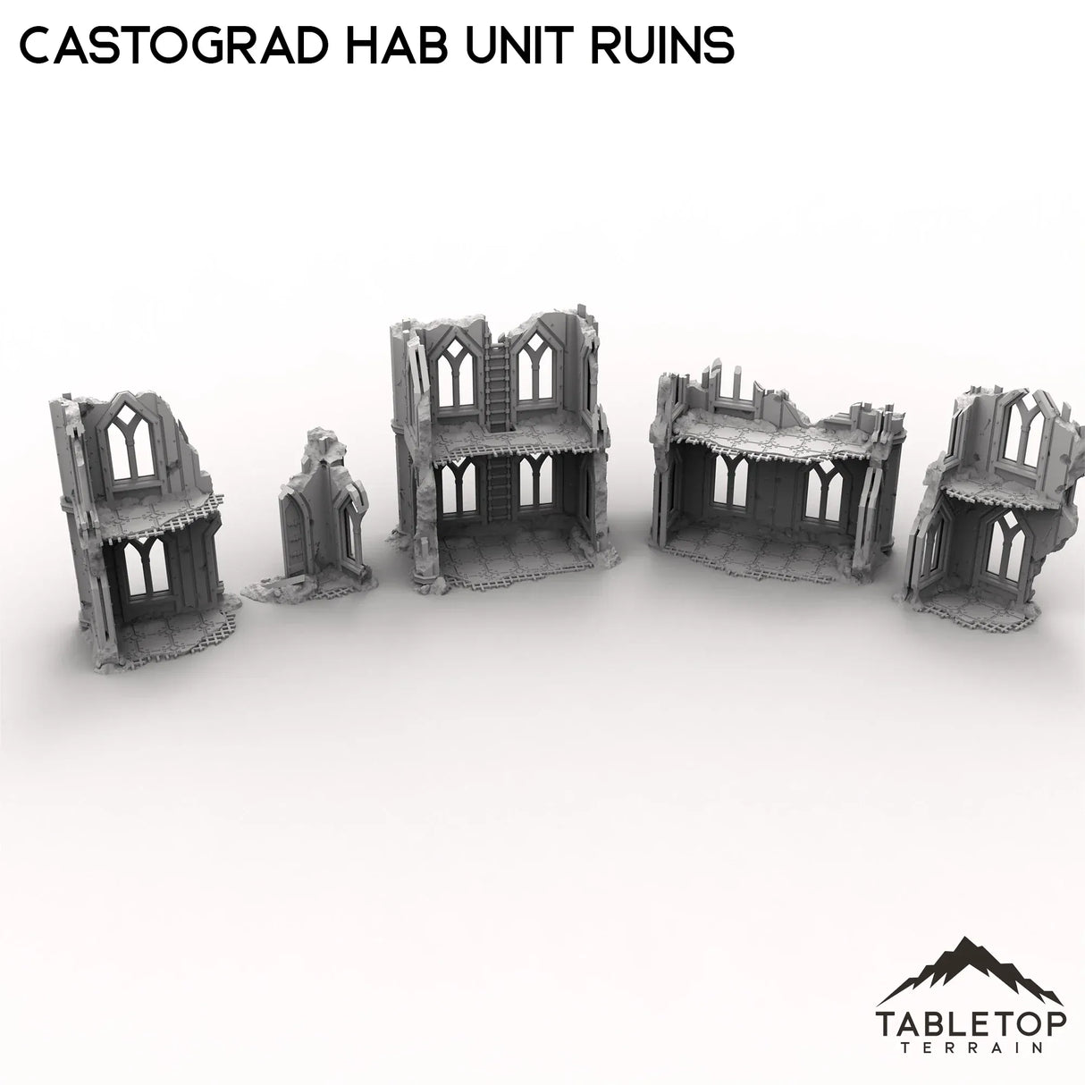 Tabletop Terrain Ruins Castograd Hab Unit Ruins