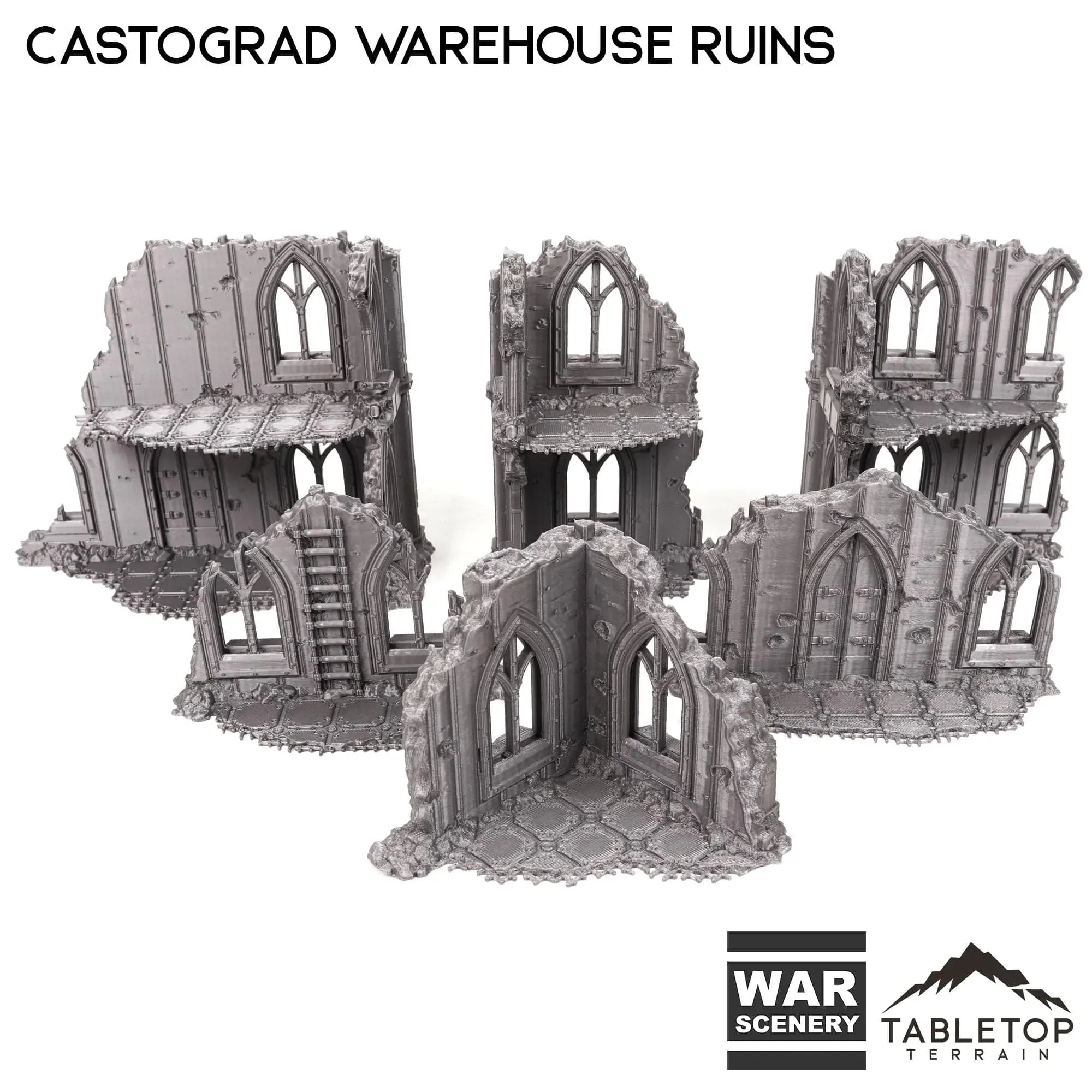Château et ruine échelle HO 1/87 pour le modélisme ferroviaire