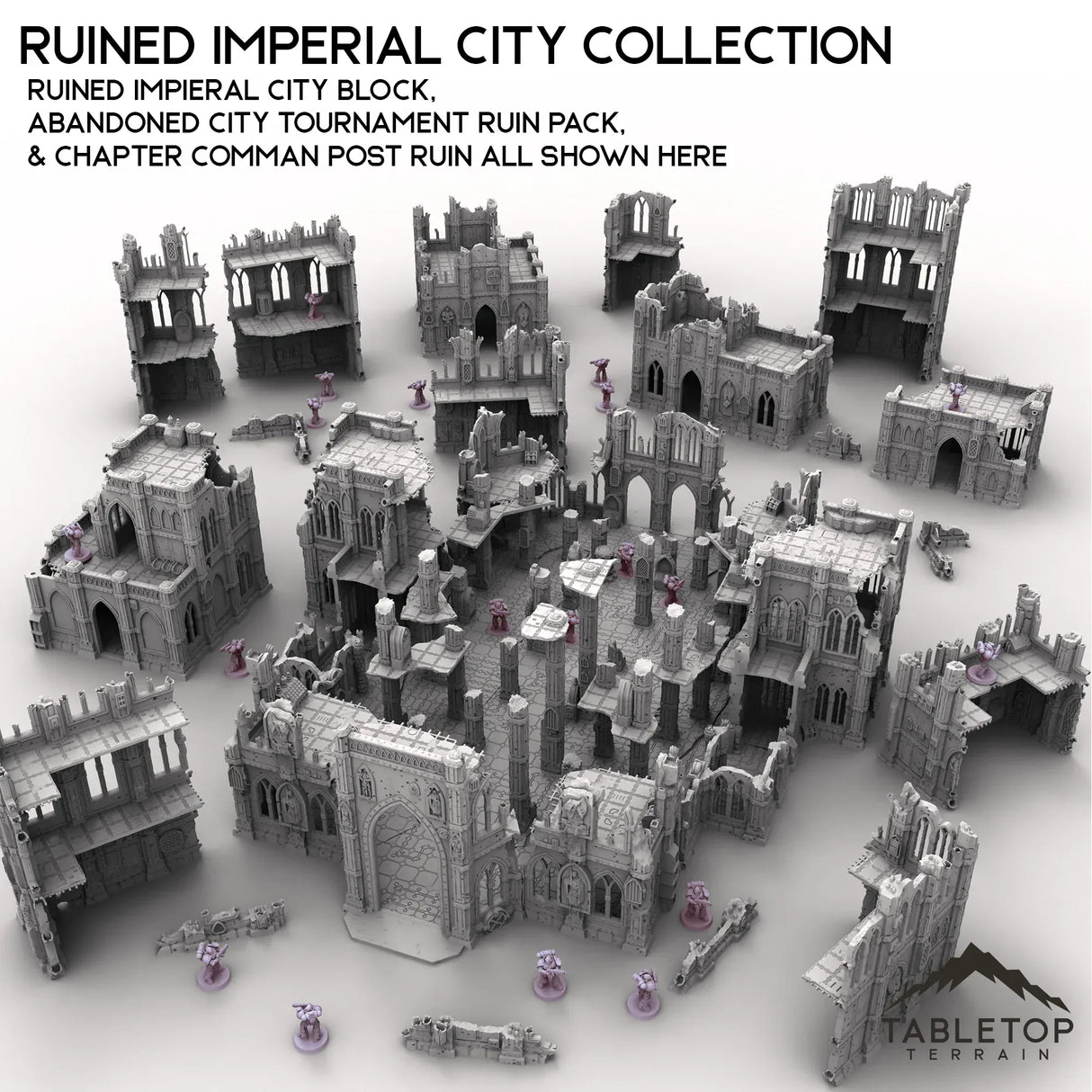 Tabletop Terrain Ruins Chapter Command Post Ruin