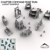 Tabletop Terrain Ruins Chapter Command Post Ruin
