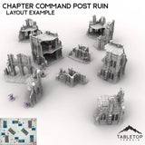 Tabletop Terrain Ruins Chapter Command Post Ruin