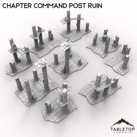 Tabletop Terrain Ruins Chapter Command Post Ruin