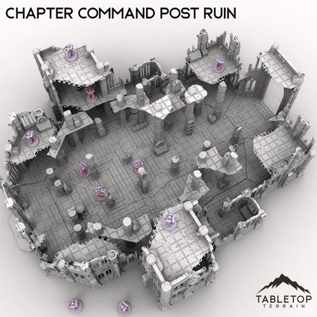 Tabletop Terrain Ruins Chapter Command Post Ruin
