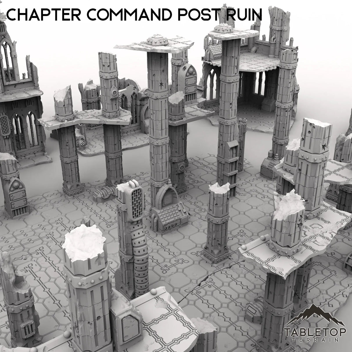 Tabletop Terrain Ruins Chapter Command Post Ruin