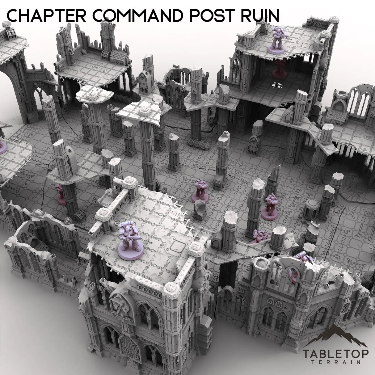 Tabletop Terrain Ruins Chapter Command Post Ruin