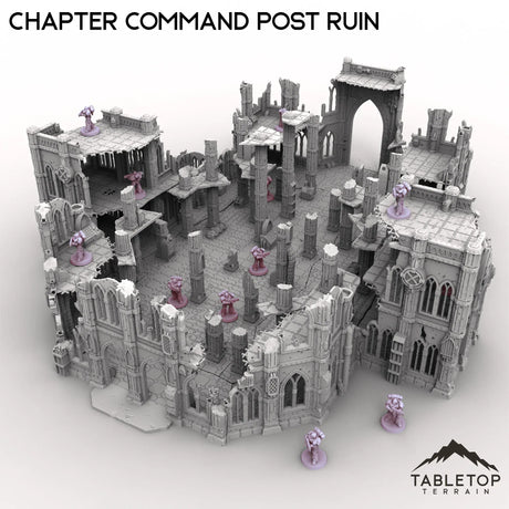 Tabletop Terrain Ruins Chapter Command Post Ruin