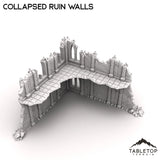 Tabletop Terrain Ruins Collapsed Ruin Walls