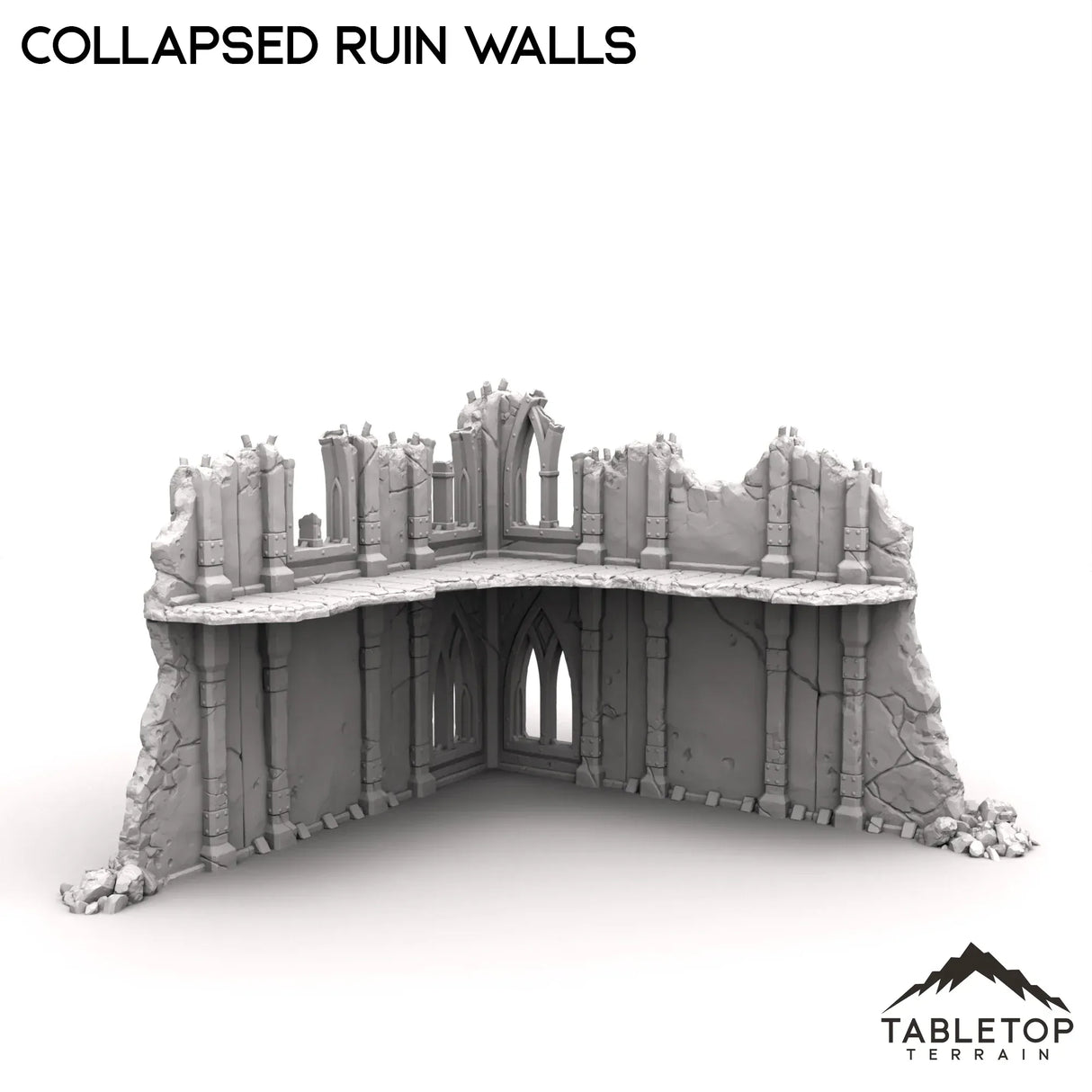 Tabletop Terrain Ruins Collapsed Ruin Walls