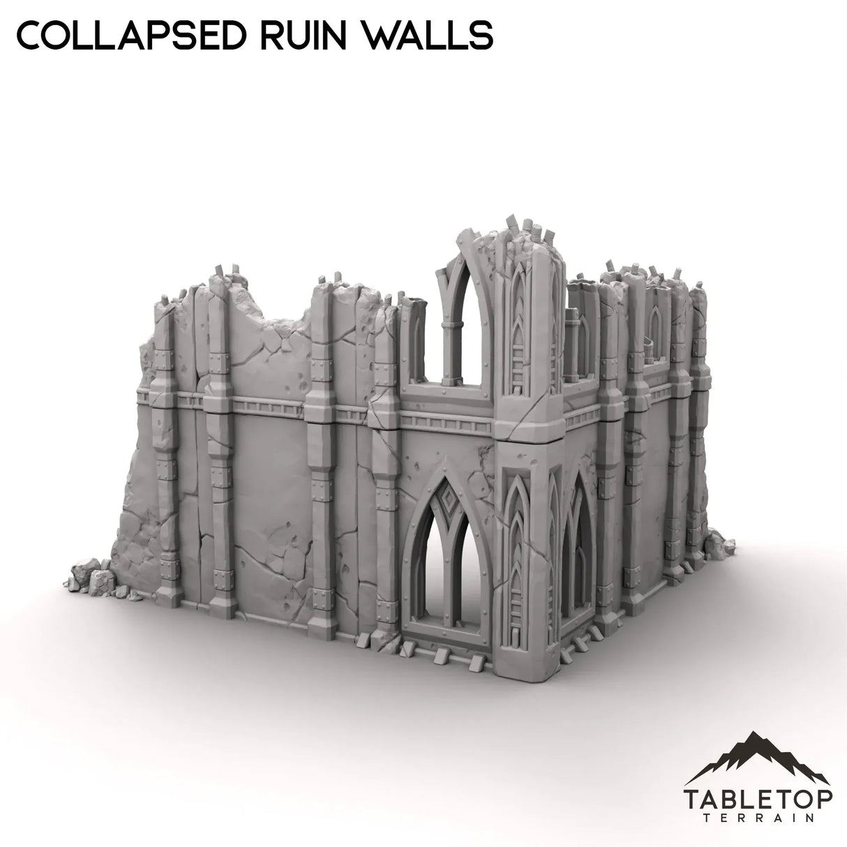 Tabletop Terrain Ruins Collapsed Ruin Walls