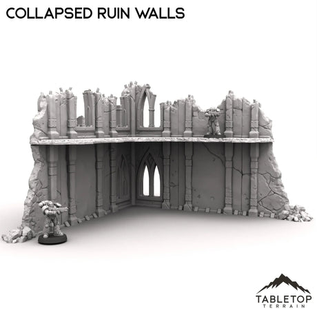 Tabletop Terrain Ruins Collapsed Ruin Walls