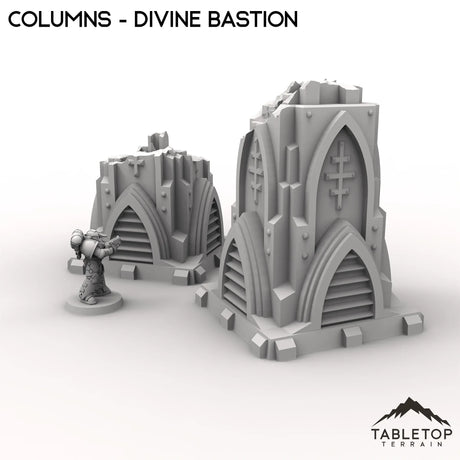 Tabletop Terrain Ruins Columns - Divine Bastion, a Failed Arcology