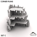 Tabletop Terrain Ruins Corner Ruins - Ithyria, World of Change