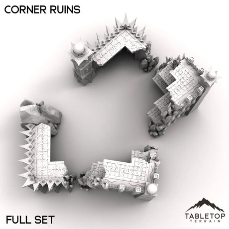 Tabletop Terrain Ruins Corner Ruins - Ithyria, World of Change