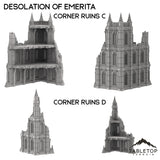 Tabletop Terrain Ruins Corner Ruins - The Desolation of Emerita