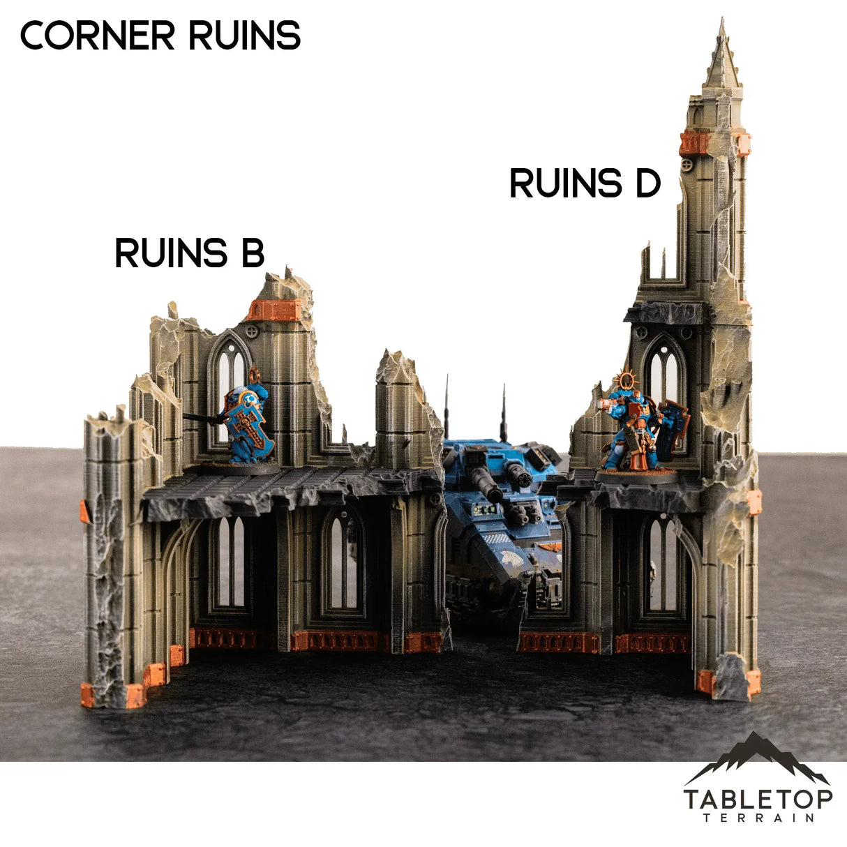 Tabletop Terrain Ruins Corner Ruins - The Desolation of Emerita