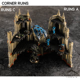 Tabletop Terrain Ruins Corner Ruins - The Desolation of Emerita